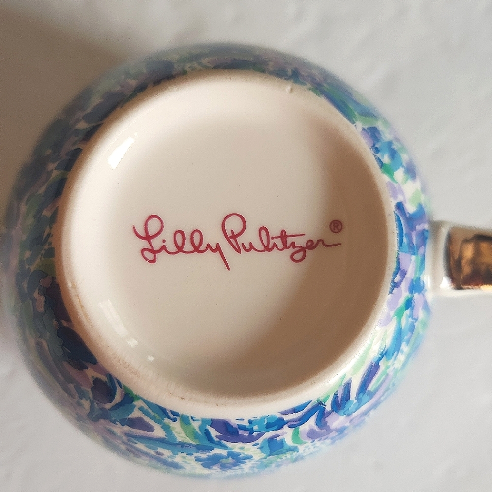 Lilly Pulitzer High Manetenance 12 Ounce Ceramic Coffee Mug Tea Cup - Picture 8 of 13
